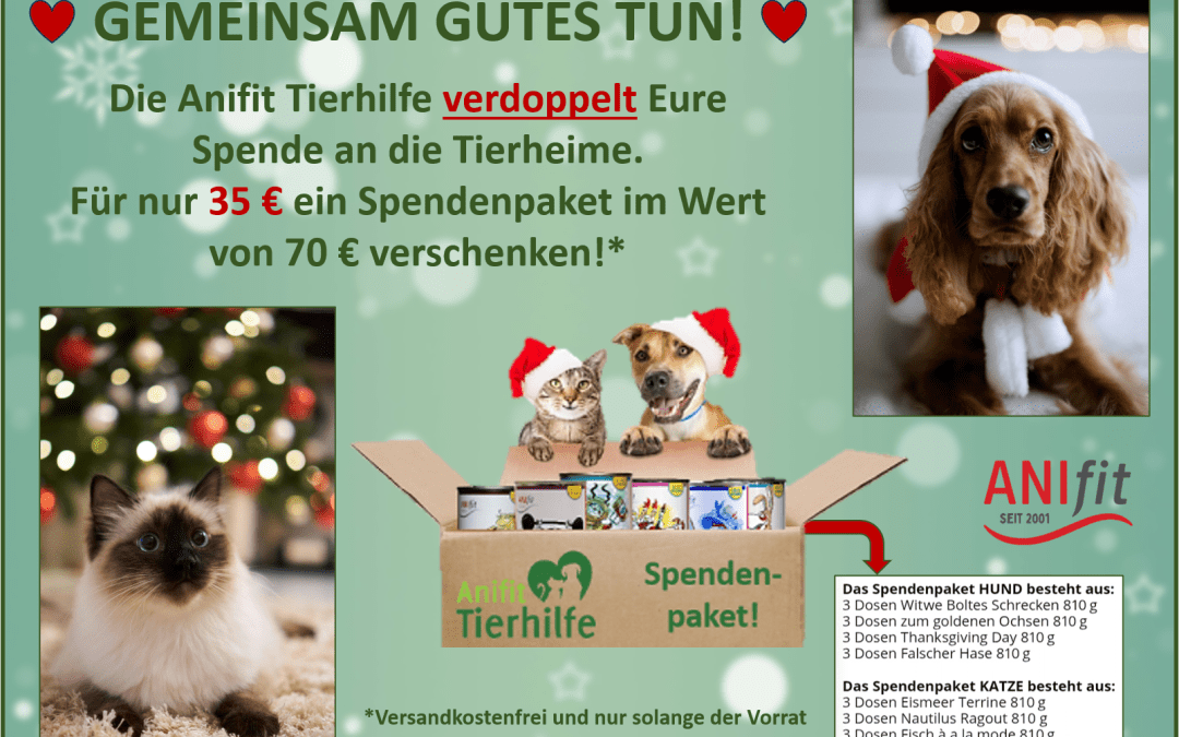 Anifit Spendenaktion