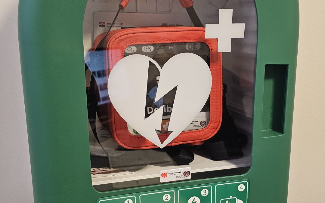 Defibrillator bei uns im Tierheim